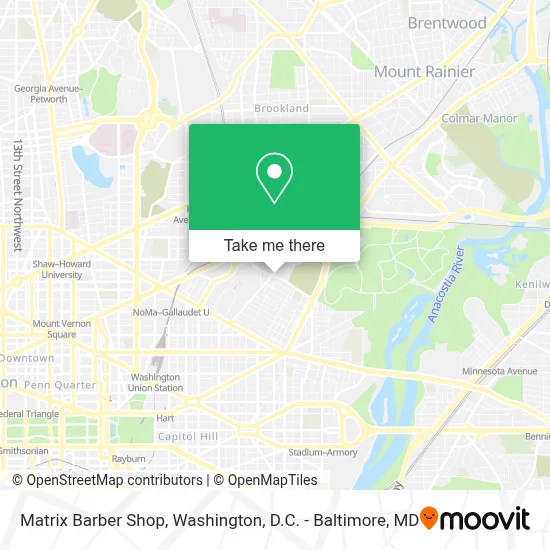 Matrix Barber Shop map