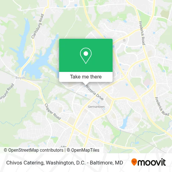 Chivos Catering map