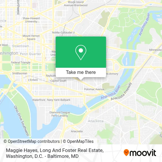 Maggie Hayes, Long And Foster Real Estate map