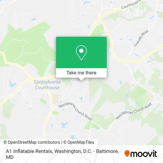 A1 Inflatable Rentals map