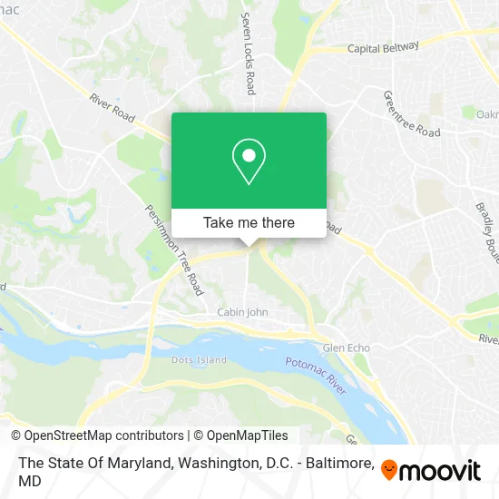 The State Of Maryland map