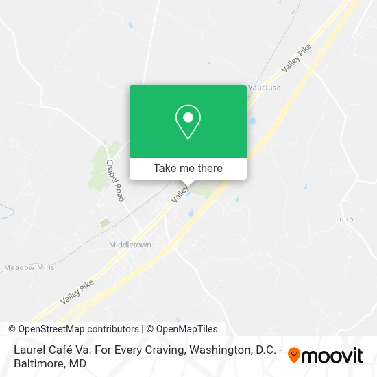 Laurel Café Va: For Every Craving map