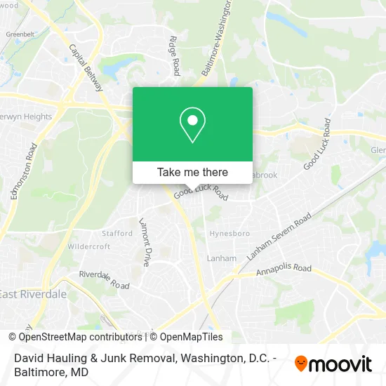 David Hauling & Junk Removal map