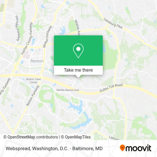 Webspread map