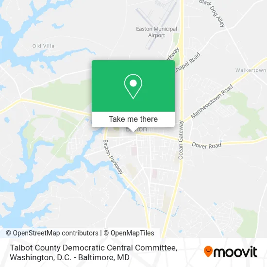 Talbot County Democratic Central Committee map