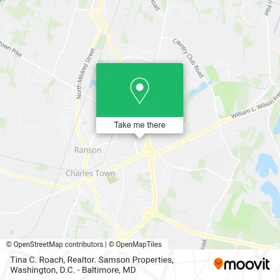 Tina C. Roach, Realtor.         Samson Properties map