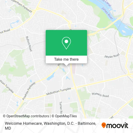 Welcome Homecare map