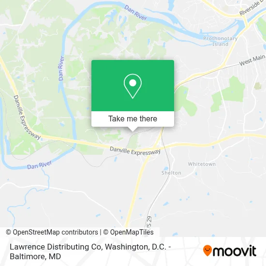 Lawrence Distributing Co map