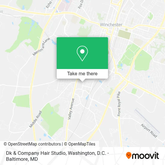 Dk & Company Hair Studio map