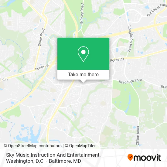 Sky Music Instruction And Entertainment map