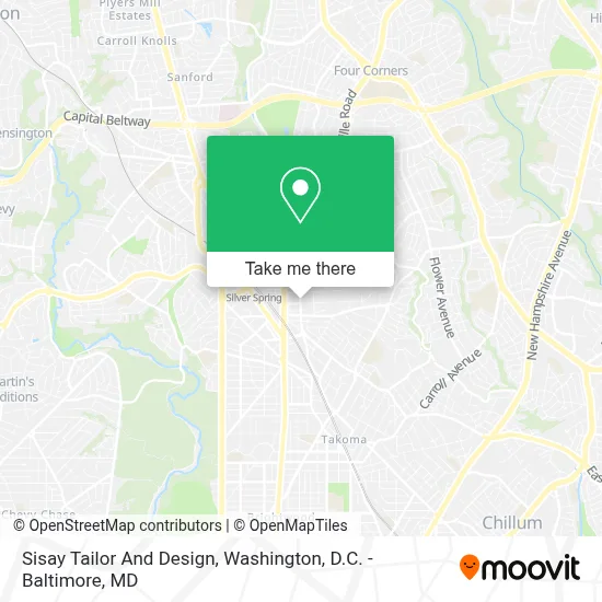 Sisay Tailor And Design map