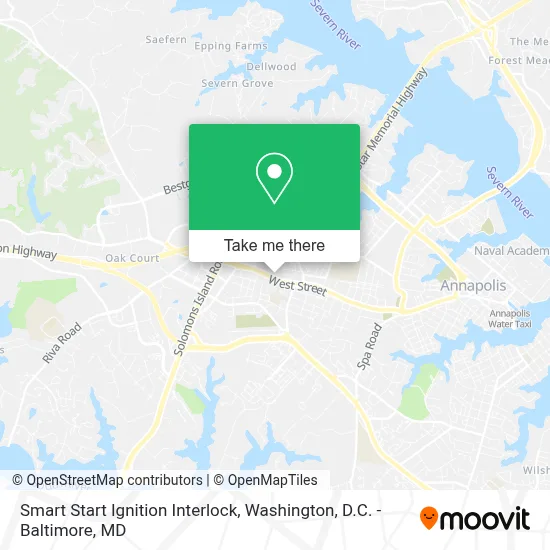 Smart Start Ignition Interlock map