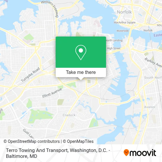 Terro Towing And Transport map