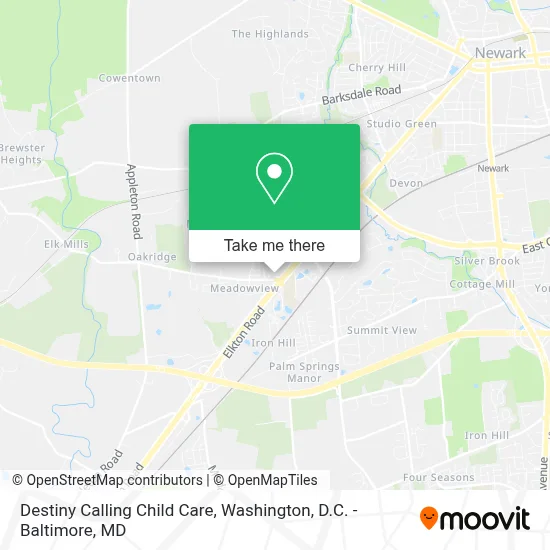 Destiny Calling Child Care map