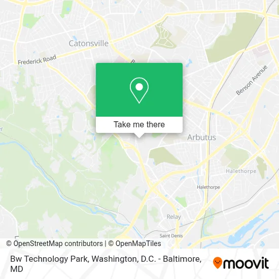 Bw Technology Park map