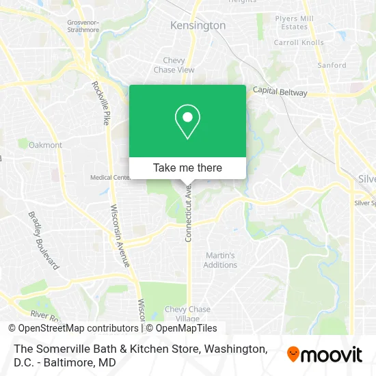 The Somerville Bath & Kitchen Store map