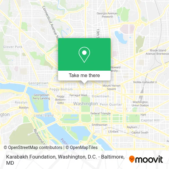 Karabakh Foundation map