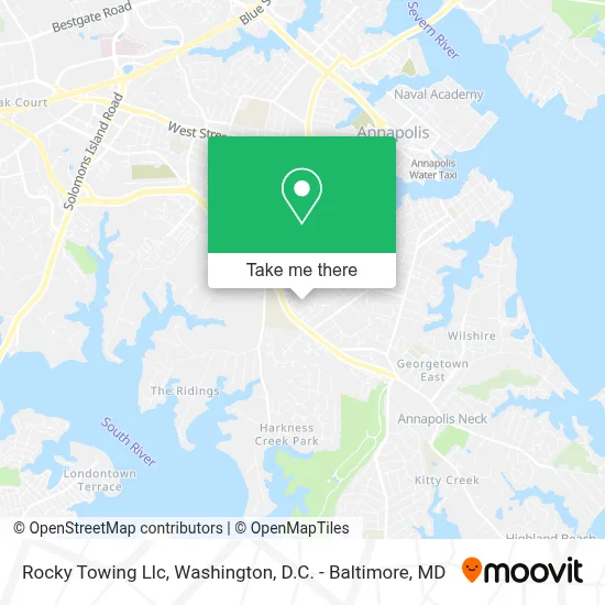 Rocky Towing Llc map