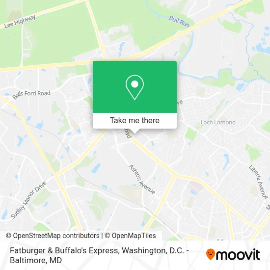 Fatburger & Buffalo's Express map