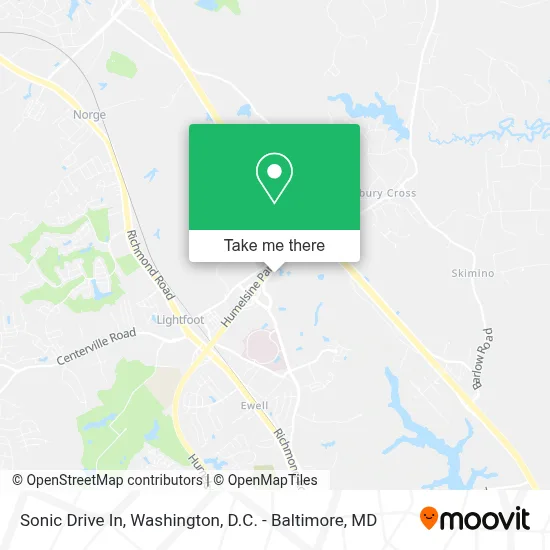 Sonic Drive In map