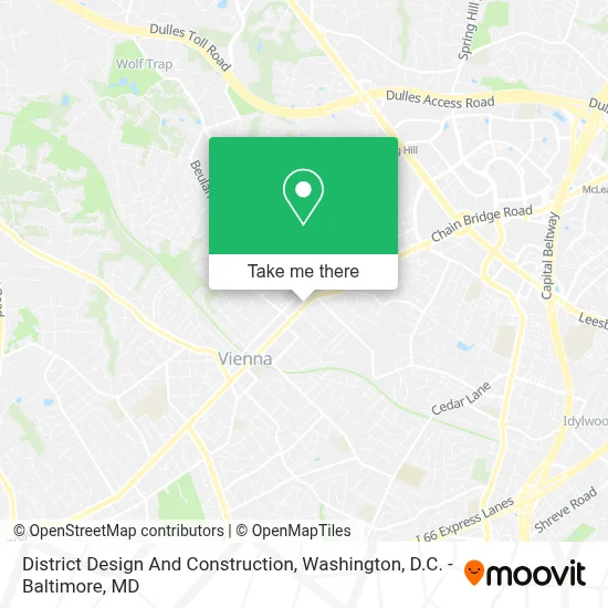 District Design And Construction map