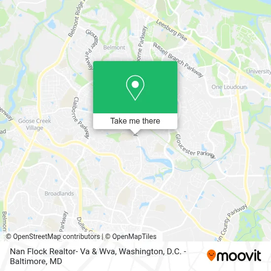 Nan Flock Realtor- Va & Wva map