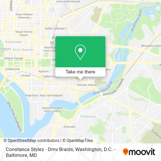 Constance Stylez - Dmv Braids map