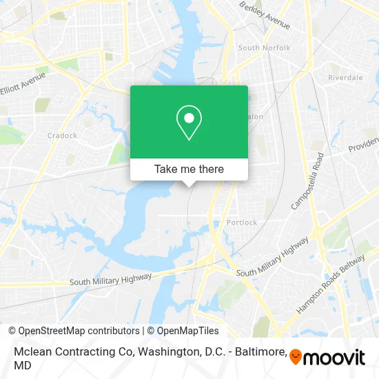 Mclean Contracting Co map