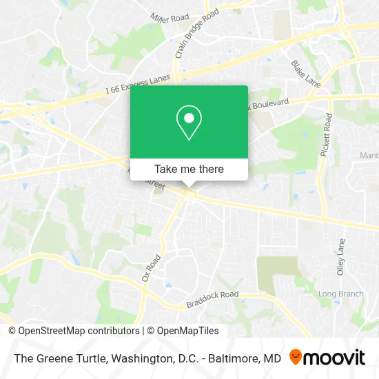 The Greene Turtle map