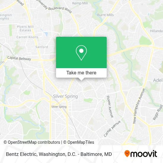 Bentz Electric map