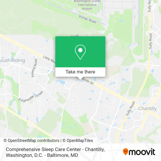 Comprehensive Sleep Care Center - Chantilly map