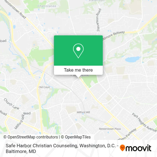 Safe Harbor Christian Counseling map