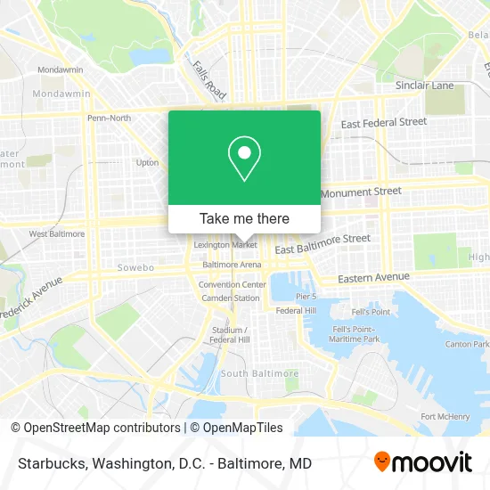 Starbucks map