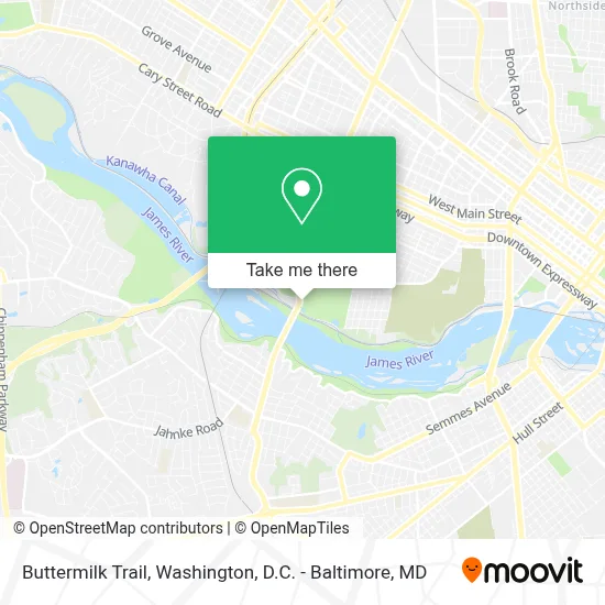 Buttermilk Trail map