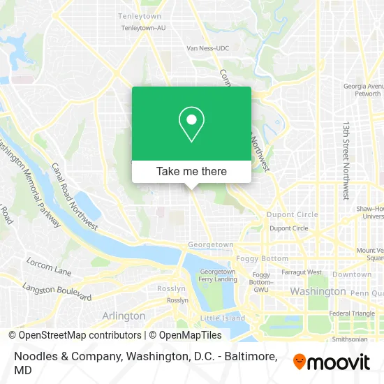 Noodles & Company map