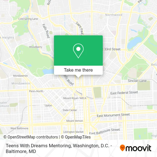 Teens With Dreams Mentoring map