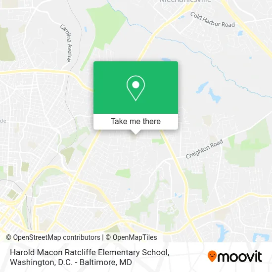 Harold Macon Ratcliffe Elementary School map