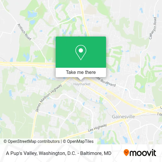 A Pup's Valley map