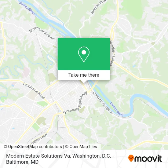 Modern Estate Solutions Va map
