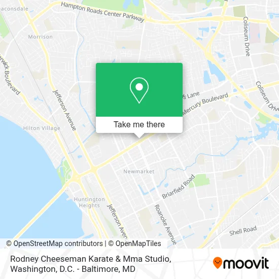 Rodney Cheeseman Karate & Mma Studio map