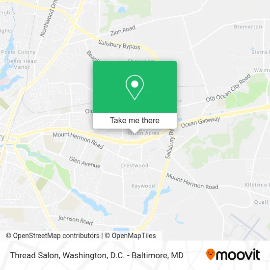 Thread Salon map