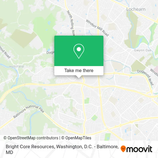 Bright Core Resources map