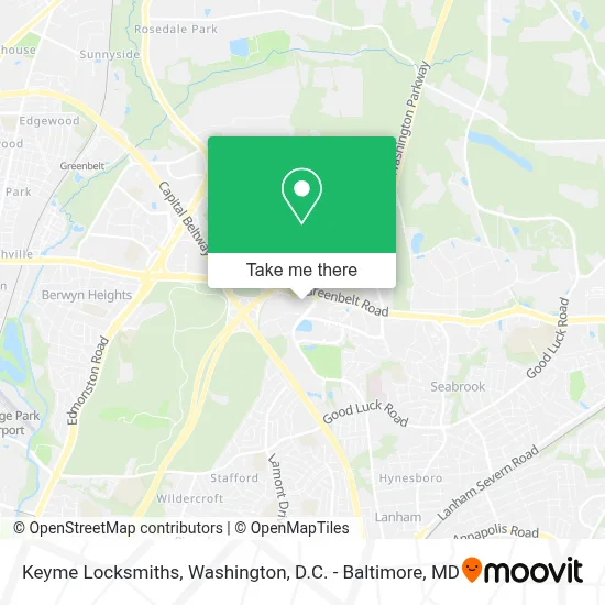 Keyme Locksmiths map