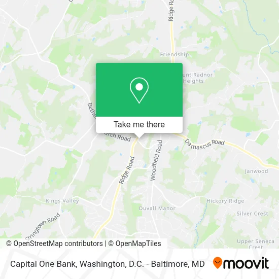 Capital One Bank map