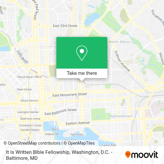 It Is Written Bible Fellowship map