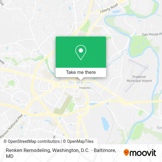 Renken Remodeling map