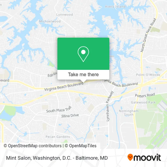 Mint Salon map