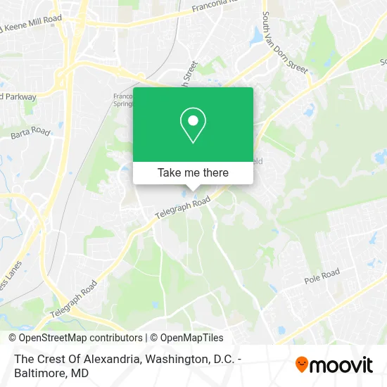 The Crest Of Alexandria map