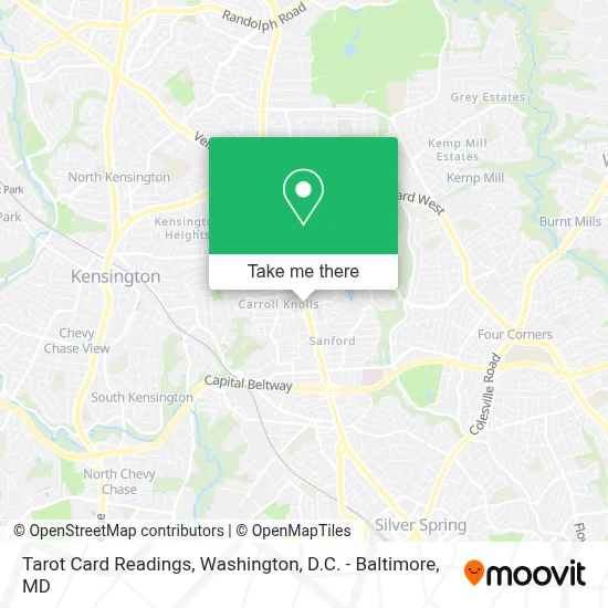 Tarot Card Readings map