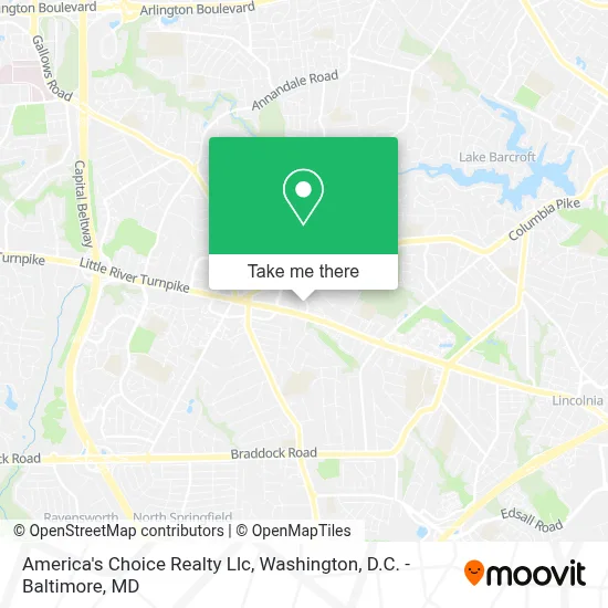 America's Choice Realty Llc map